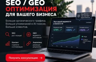 SEO и GEO-продвижение для бизнеса