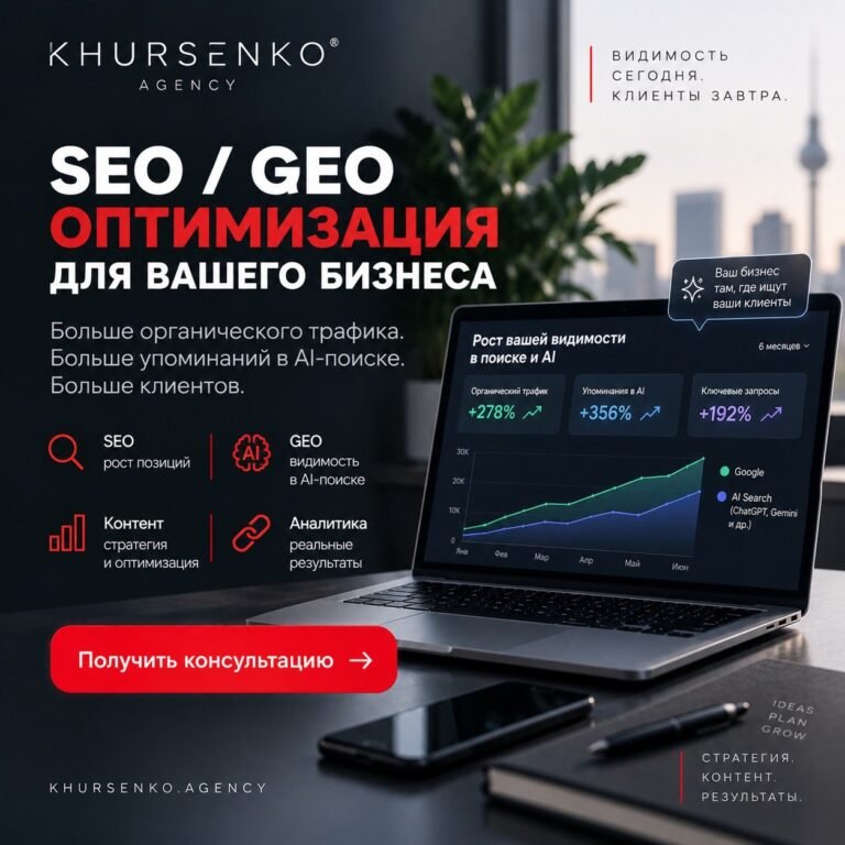 SEO и GEO-продвижение для бизнеса